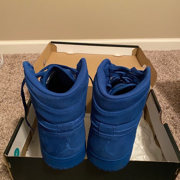 Jordan 1 blue suede - Picture 3 of 3